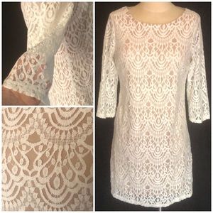 White Lace Dress NWOT